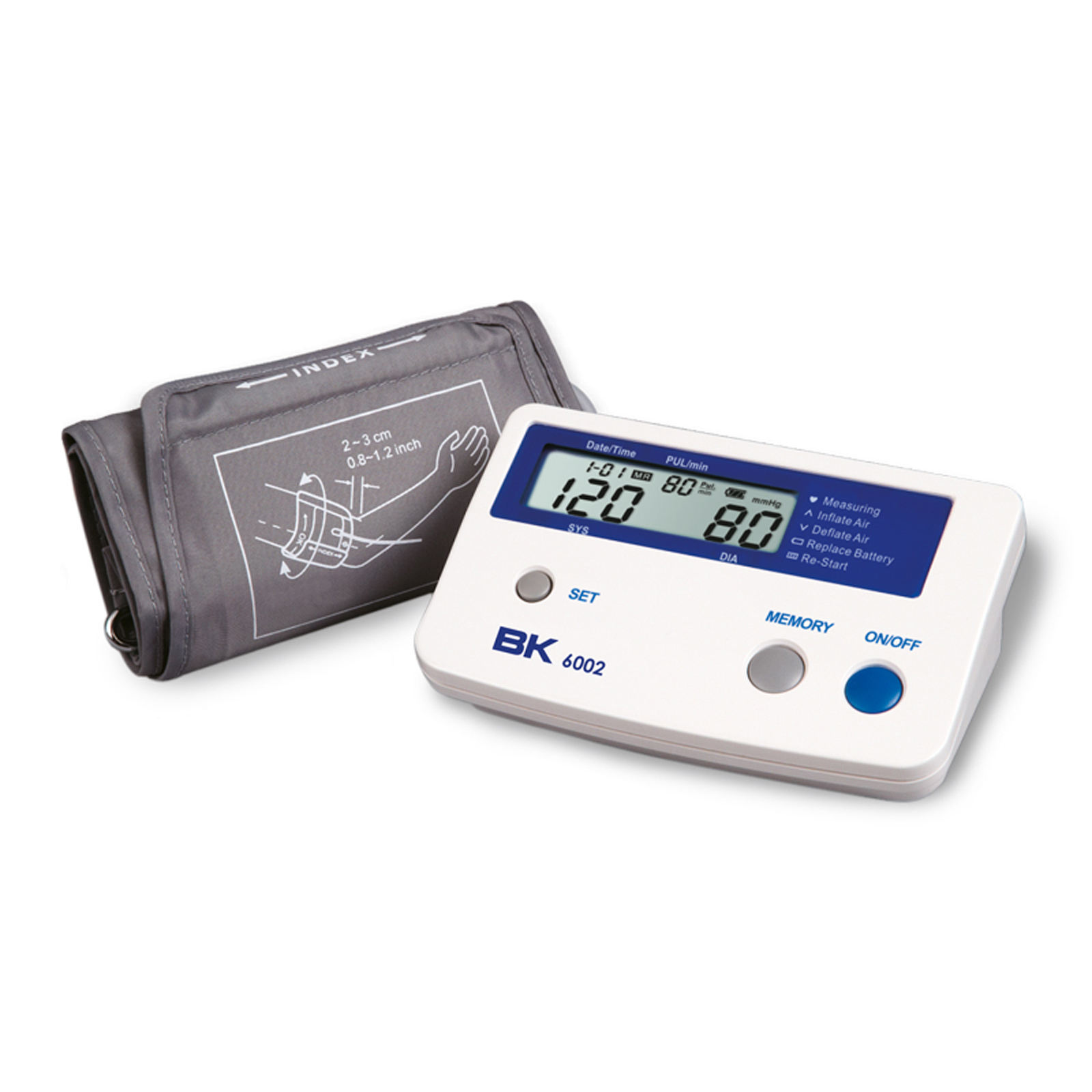 Вимірювач артеріального тиску цифровий автоматичний BK6002 з манжетою стандартною (манжета 22-32 см.), BOKANG (КНР)